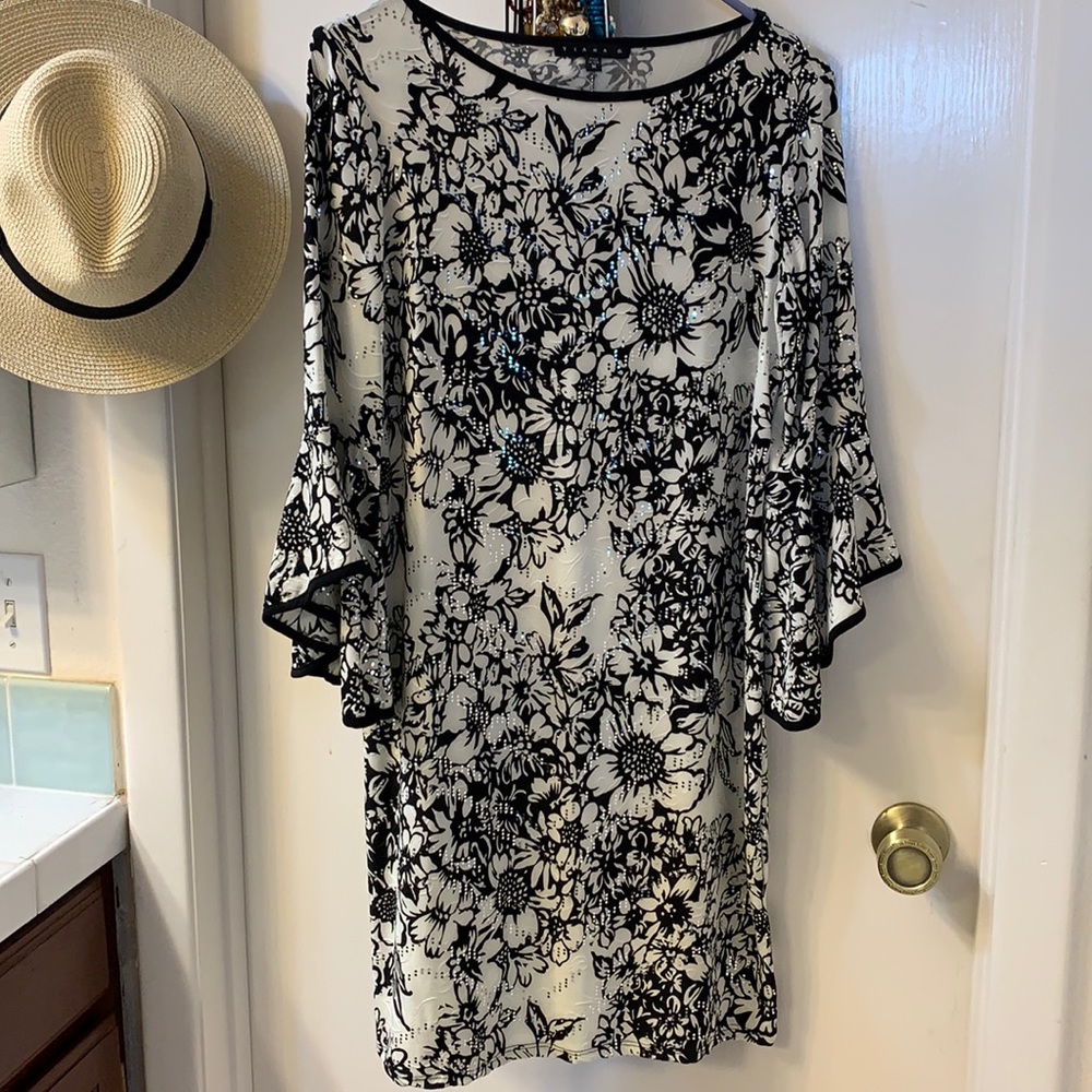 Black and white dress